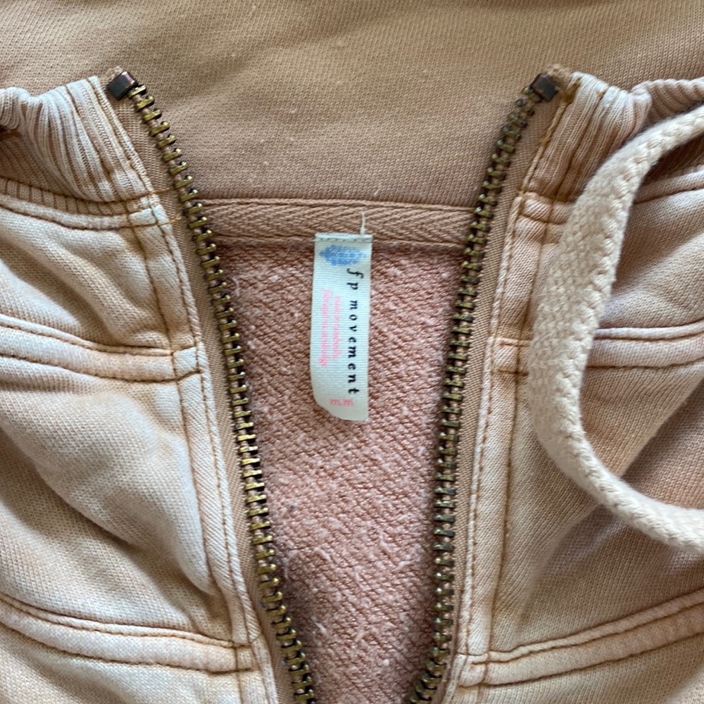 Tan orange sweatshirt